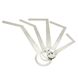 Maxbell 5x Stainless Steel Sax Pad Leveling Rings Easy to Use Parts Adjustment Tools