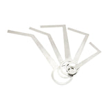 Maxbell 5x Stainless Steel Sax Pad Leveling Rings Easy to Use Parts Adjustment Tools