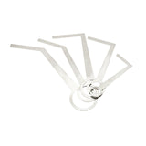 Maxbell 5x Stainless Steel Sax Pad Leveling Rings Easy to Use Parts Adjustment Tools