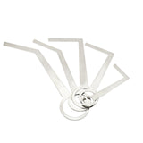 Maxbell 5x Stainless Steel Sax Pad Leveling Rings Easy to Use Parts Adjustment Tools