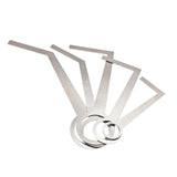 Maxbell 5x Stainless Steel Sax Pad Leveling Rings Easy to Use Parts Adjustment Tools