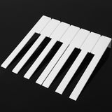 Maxbell Piano Keytops Key Accessory Easy to Install Instrument Accessory Replacement 51mm