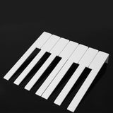 Maxbell Piano Keytops Key Accessory Easy to Install Instrument Accessory Replacement 51mm