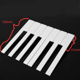 Maxbell Piano Keytops Key Accessory Easy to Install Instrument Accessory Replacement 51mm