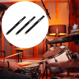Maxbell Drum Sticks 3 Pairs Gifts Percussion Instruments Accessories for Kids Adults Black