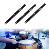 Maxbell Drum Sticks 3 Pairs Gifts Percussion Instruments Accessories for Kids Adults Black