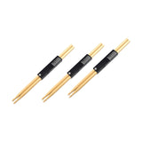 Maxbell Drum Sticks 3 Pairs Gifts Percussion Instruments Accessories for Kids Adults Wood