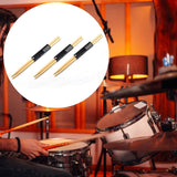 Maxbell Drum Sticks 3 Pairs Gifts Percussion Instruments Accessories for Kids Adults Wood