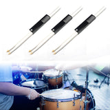 Maxbell Drum Sticks 3 Pairs Gifts Percussion Instruments Accessories for Kids Adults White