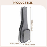 Maxbell Ukulele Bag Gift Dustproof Protective Carrying Case for Outdoor Tour Camping 21 Inch