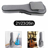 Maxbell Ukulele Bag Gift Dustproof Protective Carrying Case for Outdoor Tour Camping 21 Inch