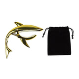 Maxbell Shark Guitar Capo Professional Zinc Alloy Spring Capo for Banjo Bass Ukulele Gold