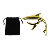 Maxbell Shark Guitar Capo Professional Zinc Alloy Spring Capo for Banjo Bass Ukulele Gold