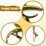 Maxbell Shark Guitar Capo Professional Zinc Alloy Spring Capo for Banjo Bass Ukulele Gold