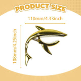 Maxbell Shark Guitar Capo Professional Zinc Alloy Spring Capo for Banjo Bass Ukulele Gold