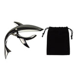 Maxbell Shark Guitar Capo Professional Zinc Alloy Spring Capo for Banjo Bass Ukulele Black