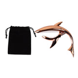 Maxbell Shark Guitar Capo Professional Zinc Alloy Spring Capo for Banjo Bass Ukulele Rose Gold