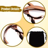 Maxbell Shark Guitar Capo Professional Zinc Alloy Spring Capo for Banjo Bass Ukulele Rose Gold