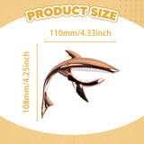 Maxbell Shark Guitar Capo Professional Zinc Alloy Spring Capo for Banjo Bass Ukulele Rose Gold