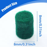 Maxbell 12 Pieces Saxophone Felt Pads Repair Parts Convenient Key Height Positioning Green