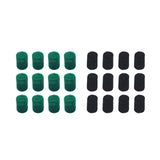 Maxbell 12 Pieces Saxophone Felt Pads Repair Parts Convenient Key Height Positioning Green