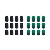 Maxbell 12 Pieces Saxophone Felt Pads Repair Parts Convenient Key Height Positioning Green