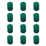 Maxbell 12 Pieces Saxophone Felt Pads Repair Parts Convenient Key Height Positioning Green