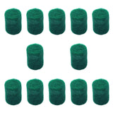 Maxbell 12 Pieces Saxophone Felt Pads Repair Parts Convenient Key Height Positioning Green