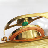 Maxbell 12 Pieces Saxophone Felt Pads Repair Parts Convenient Key Height Positioning Green