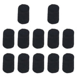Maxbell 12 Pieces Saxophone Felt Pads Repair Parts Convenient Key Height Positioning Black