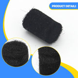 Maxbell 12 Pieces Saxophone Felt Pads Repair Parts Convenient Key Height Positioning Black