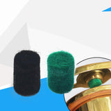 Maxbell 12 Pieces Saxophone Felt Pads Repair Parts Convenient Key Height Positioning Black
