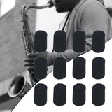 Maxbell 12 Pieces Saxophone Felt Pads Repair Parts Convenient Key Height Positioning Black