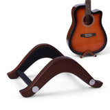 Maxbell Guitar Stand Universal Compact Anti Slip Wood Adjustable Floor Guitar Holder
