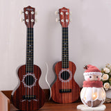 Maxbell Kids Toy Ukulele Practice Learning Developmental   Brown wood Grain