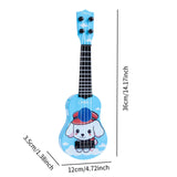 Maxbell Kids Ukulele Toy Musical Musical Instrument for Beginner Baby Birthday Gifts Blue