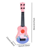 Maxbell Kids Ukulele Toy Musical Musical Instrument for Beginner Baby Birthday Gifts Pink