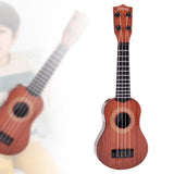 Maxbell Kids Ukulele Toy Musical Musical Instrument for Beginner Baby Birthday Gifts Red Brown