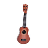 Maxbell Kids Ukulele Toy Musical Musical Instrument for Beginner Baby Birthday Gifts Red Brown