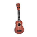 Maxbell Kids Ukulele Toy Musical Musical Instrument for Beginner Baby Birthday Gifts Red Brown