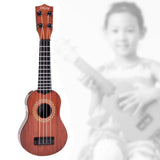 Maxbell Kids Ukulele Toy Musical Musical Instrument for Beginner Baby Birthday Gifts Red Brown