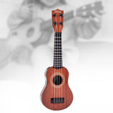 Maxbell Kids Ukulele Toy Musical Musical Instrument for Beginner Baby Birthday Gifts Red Brown