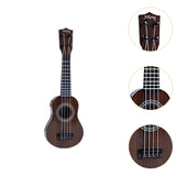 Maxbell Kids Ukulele Toy Musical Musical Instrument for Beginner Baby Birthday Gifts Dark Brown