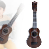 Maxbell Kids Ukulele Toy Musical Musical Instrument for Beginner Baby Birthday Gifts Dark Brown