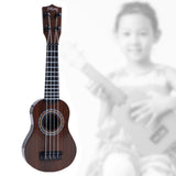Maxbell Kids Ukulele Toy Musical Musical Instrument for Beginner Baby Birthday Gifts Dark Brown