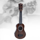 Maxbell Kids Ukulele Toy Musical Musical Instrument for Beginner Baby Birthday Gifts Dark Brown