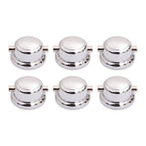 Maxbell Metal Drum Lugs Double End Jazz Drum Instrument Percussion Parts Replacement 6 Set