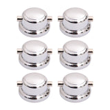 Maxbell Metal Drum Lugs Double End Jazz Drum Instrument Percussion Parts Replacement 6 Set