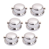 Maxbell Metal Drum Lugs Double End Jazz Drum Instrument Percussion Parts Replacement 6 Set