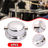 Maxbell Metal Drum Lugs Double End Jazz Drum Instrument Percussion Parts Replacement 6 Set
